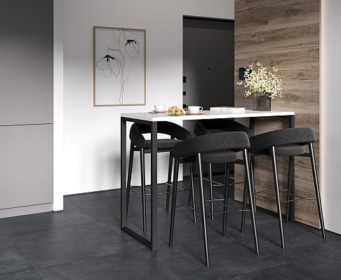 Керамогранит Цемент Стрендж Графит 60x60 / 60x120 CERADIM