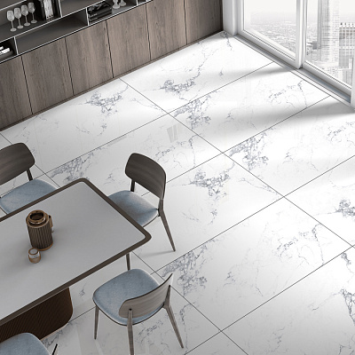 Керамогранит CALACATTA AURA GREY Glossy 60x120 AZARIO
