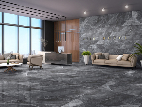 Керамогранит MAPLE AXIS GREY Glossy 80x160 AZARIO