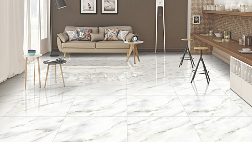 Керамогранит PAVONAZA WHITE Glossy 60x60 AZARIO 