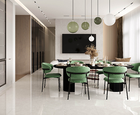 Керамогранит Orlando Blanco 60x60 / 60x120 LAPARET