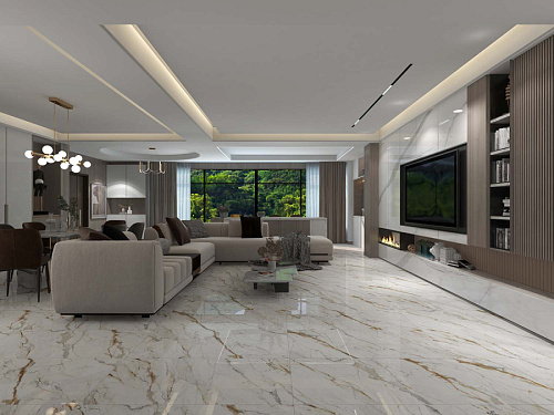 Керамогранит CALACATTA ROYAL GOLD Carving 60x120 AZARIO