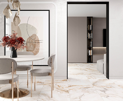 Керамогранит Calacatta Borgini 60x60 / 60x120 LAPARET