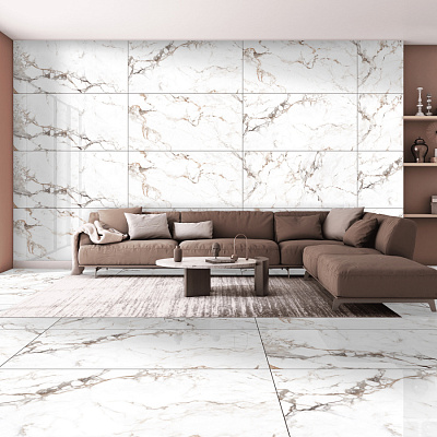 Керамогранит REGAL BORGHINI GREY Finish Glossy 80x160 AZARIO